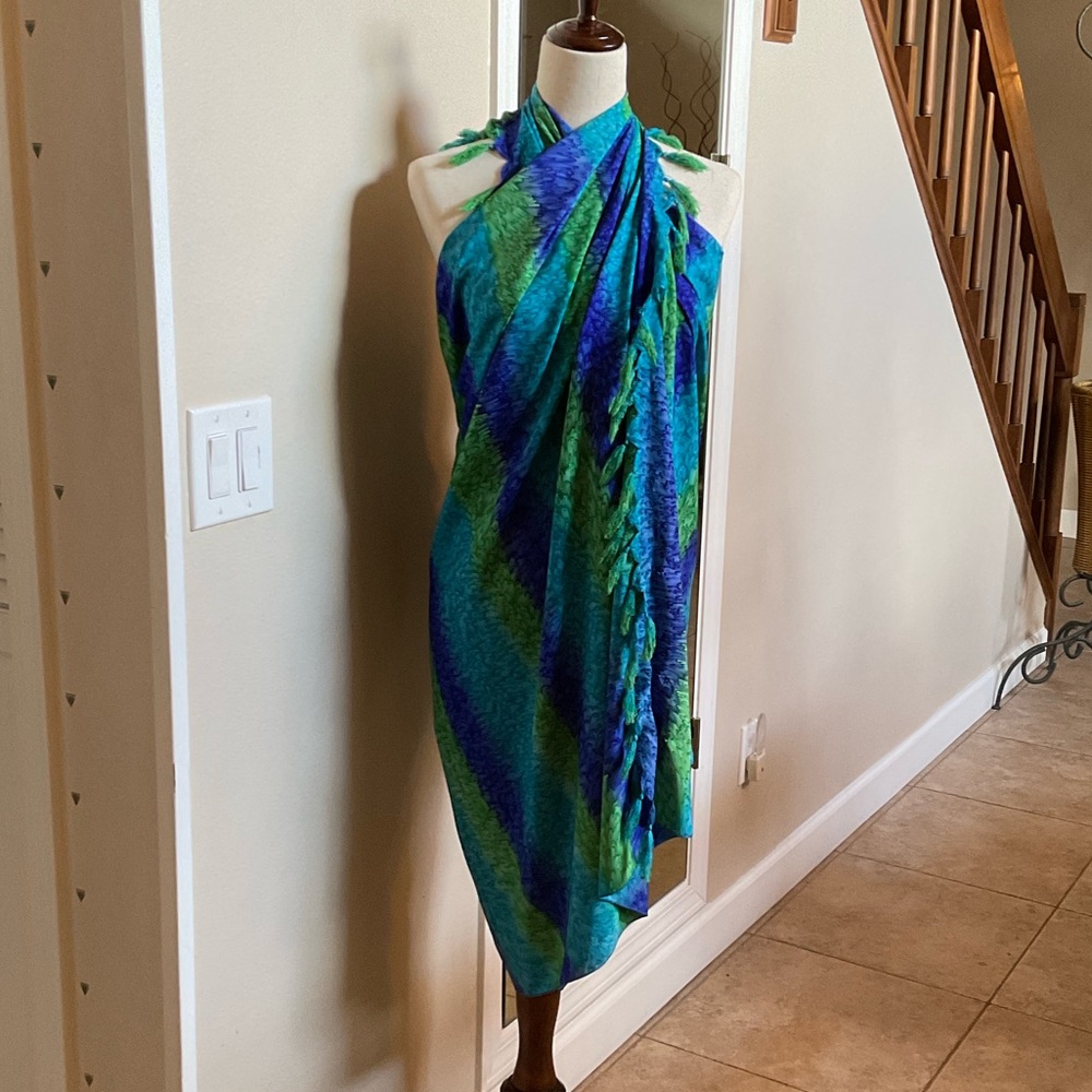 Beautiful Tropical Beach Wrap & Bag
